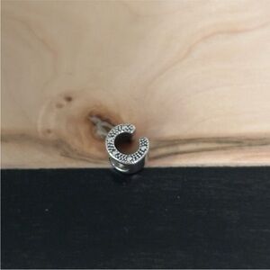 Pandora Letter C sterling silver charm